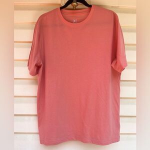 George peach tone plain short-sleeved t-shirt, polyester/cotton blend,L42-44